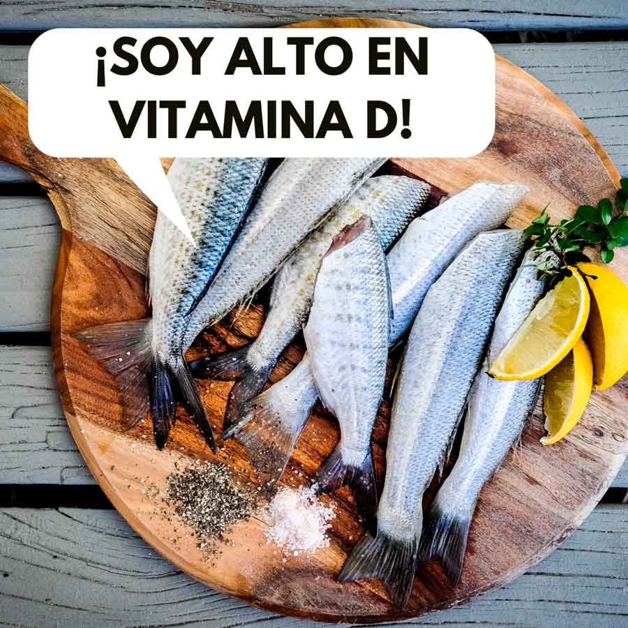 pescados altos en vitamina D